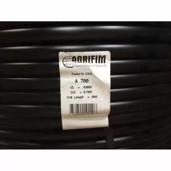 NDS Distribution Tubing, 1/2" x 500' Black Polyethylene | 1610