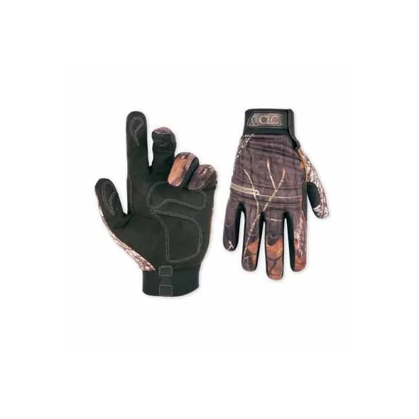 Work Gloves, Extra Large Synthetic Leather Camo Hi-Dexterity
