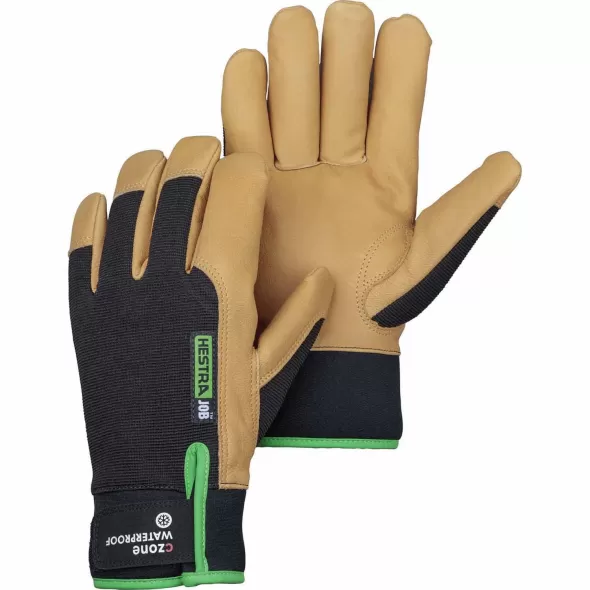 Flex Gloves, Medium Goatskin Black CZone Series Kobolt Winter