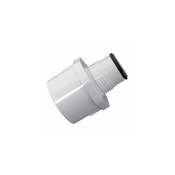 1-1/2" x 1-1/4" Male Acme x Female Acme PVC Schedule 40 Swing Joint Adapter | LSC539212