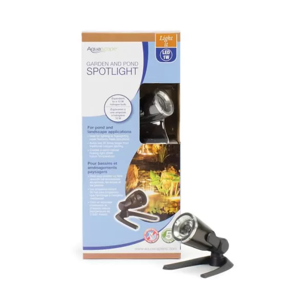 Aquascape Spot Light, 1 W 3000K LED Die-Cast Metal Housing 45 Lumens 1/Pack | 84031