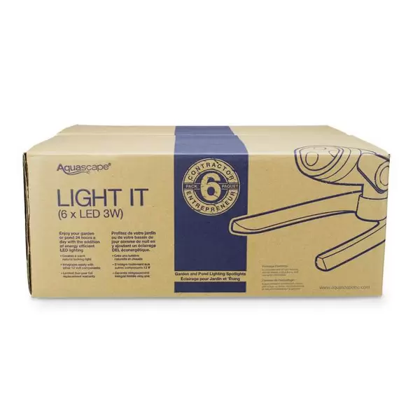 3 W 3000K LED Die-Cast Metal Housing 150 Lumens 6/Pack Spot Light | AQS84047