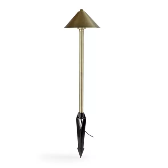 3 W 2700K LED Brass Dome Top 1/Pack Landscape Light | AQS84064