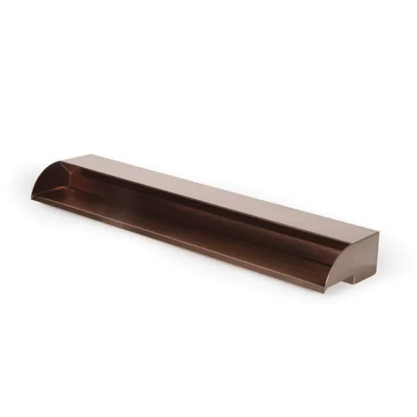 1-1/2" FIPT 36" x 8-1/2" x 4" 3600 gph Copper 304 Stainless Steel Spillway | AWGCS36