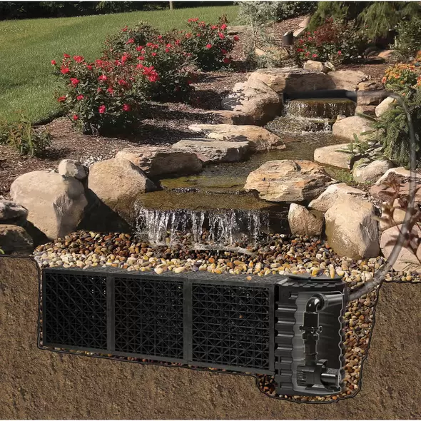 3" FIPT 39-1/2" x 17" x 10-1/4" 9000 gph 38" W Waterfall Pro Series FastFall | AWGSP3800