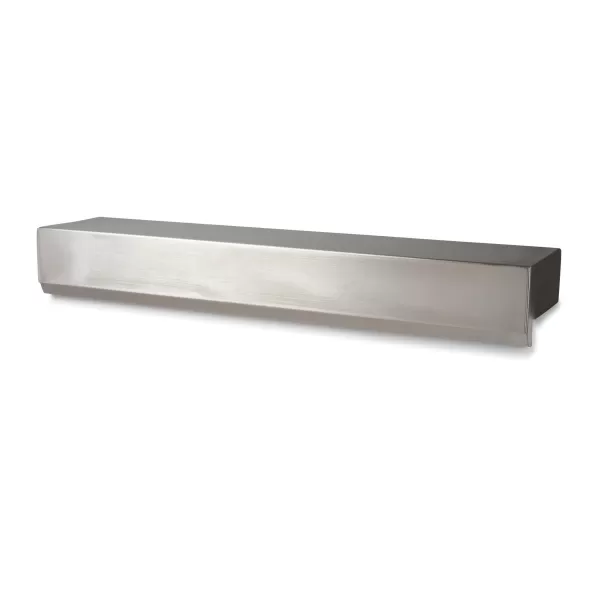 1-1/2" FIPT 24" x 5-1/4" x 3-1/2" 750 to 1500 gph Smooth Surfaces 1500 to 3000 gph Rough Surfaces Stainless 316 Stainless Steel Waterwall Spillway | AWGSWS24316