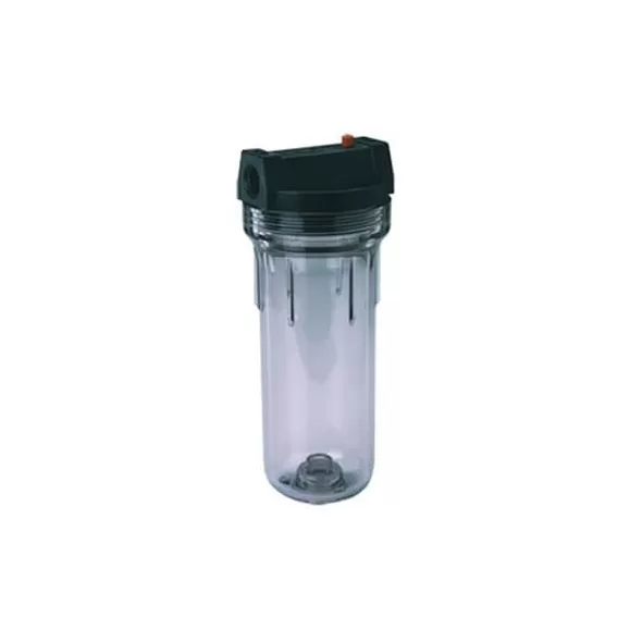 3/4" NPT Clear Sump Black Cap Standard Filter Housing | APLWC34PR