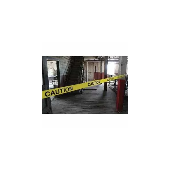 Presco Products Polyethylene Yellow Caution Barricade Tape 3" x 1000' 2 mil | B3102Y16
