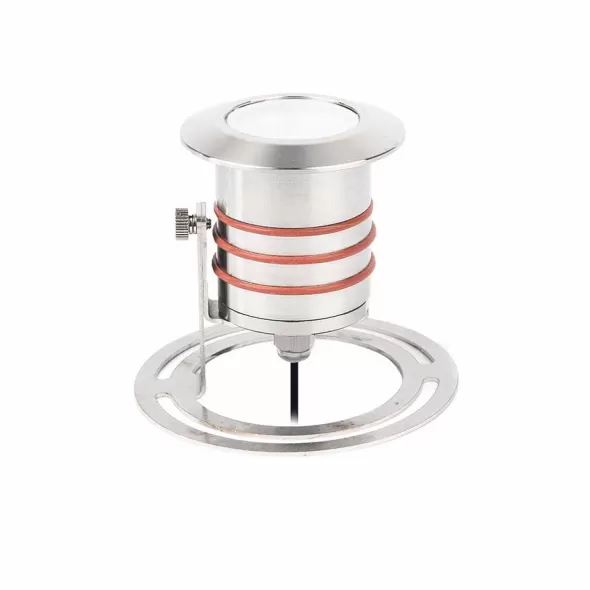 WAC Lighting Underwater Light, 4 W 3000K LED Stainless Steel Round Submersible | 2031-30SS