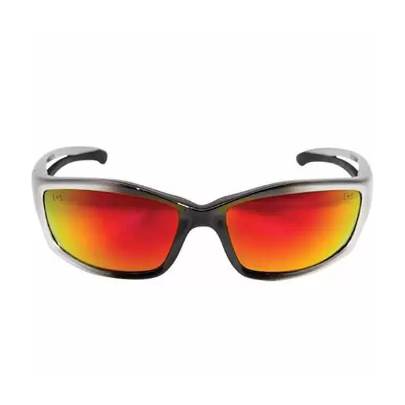 Aqua Precision Red Mirror Lens Non-Polarized Kazbek Safety Glasses | WPISKAP119