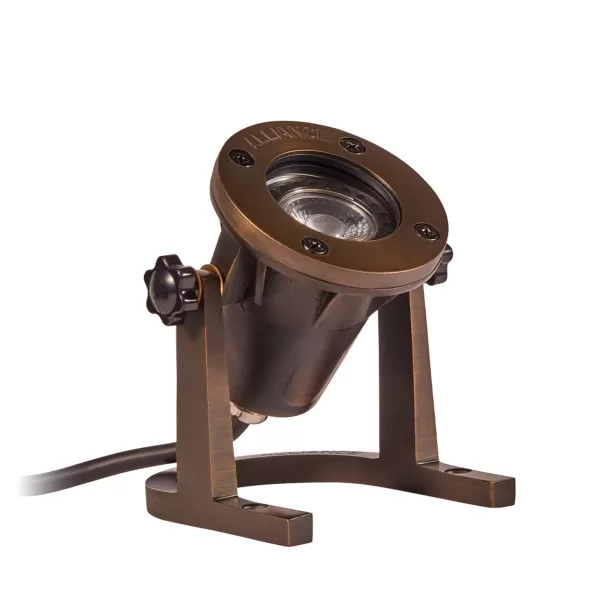 Alliance Lighting Underwater Light, LED Aged Brass 25' | UL100