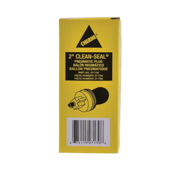 2" Black Natural Rubber Clean Seal Plug | CHR271705
