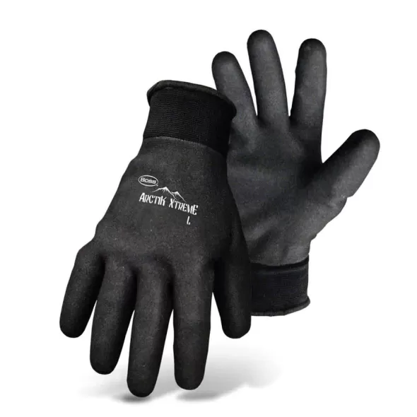 Extra Large Nitrile Black Winter Gloves | BSO1UH7841X