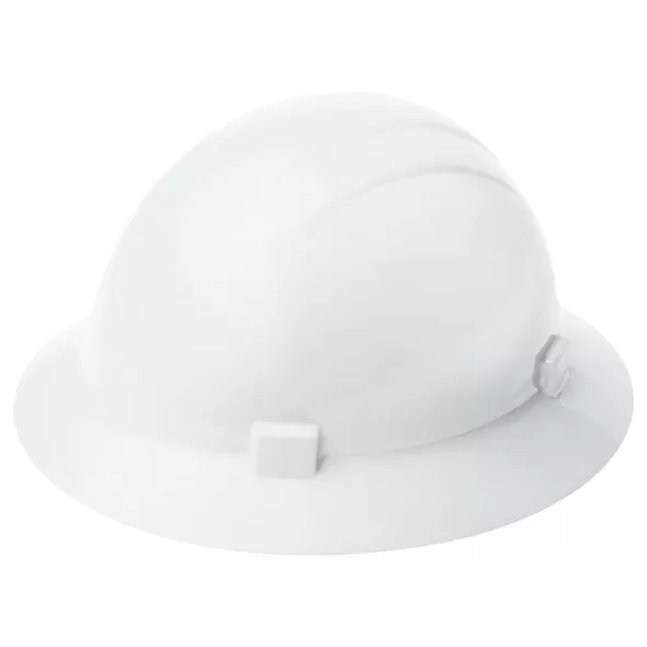 White Polyethylene Full Brim Style Hard Hat | ERB19221