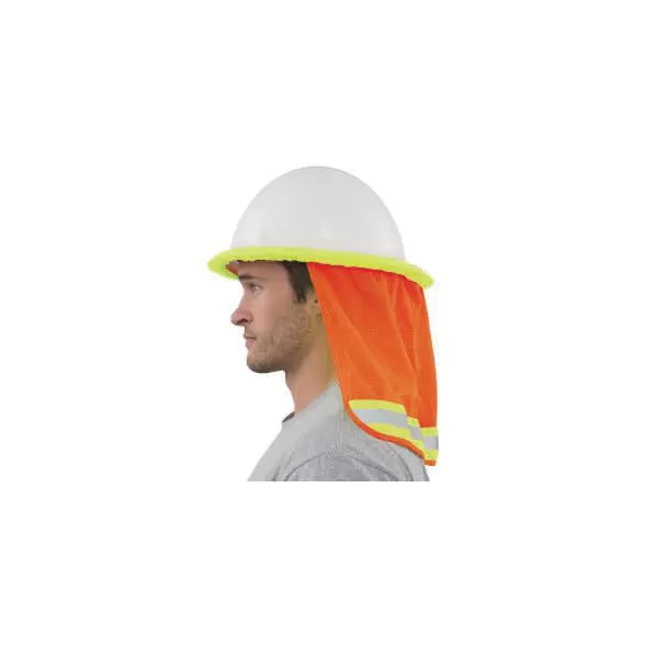 Orange Polyester Mesh Neck Shield | ERB19282
