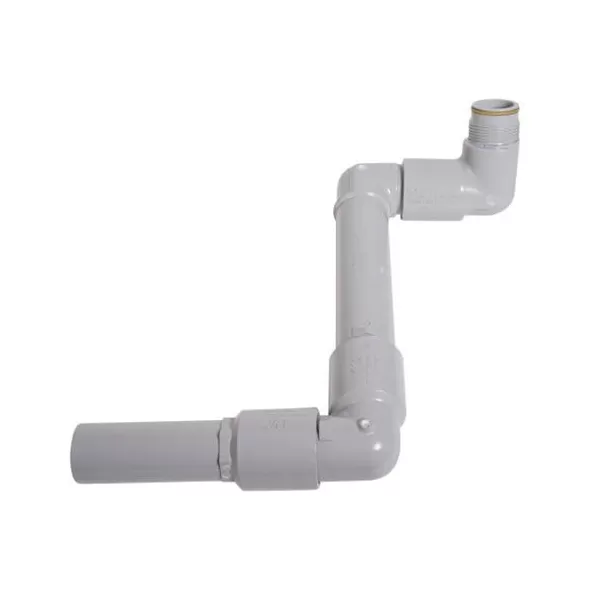 1.25" Spigot x Acme Standard Side Inlet Single-Top Outlet Light Gray Swing Joint | RBG125SPGACME