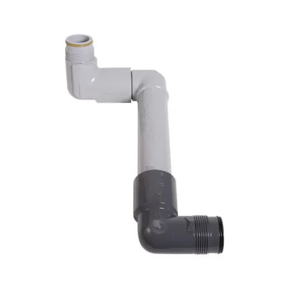 1.5" x 1.25" Reducing Acme x Acme Standard Side Inlet Single-Top Outlet Light Gray Swing Joint | RBG150125ACME