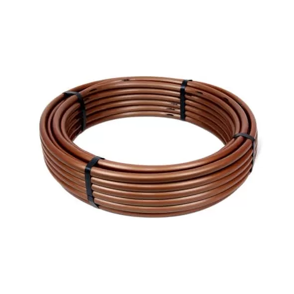 Rain Bird XFD Dripline 100' 0.61 gph 18" Emitter Spacing 16 mm Brown | X44010
