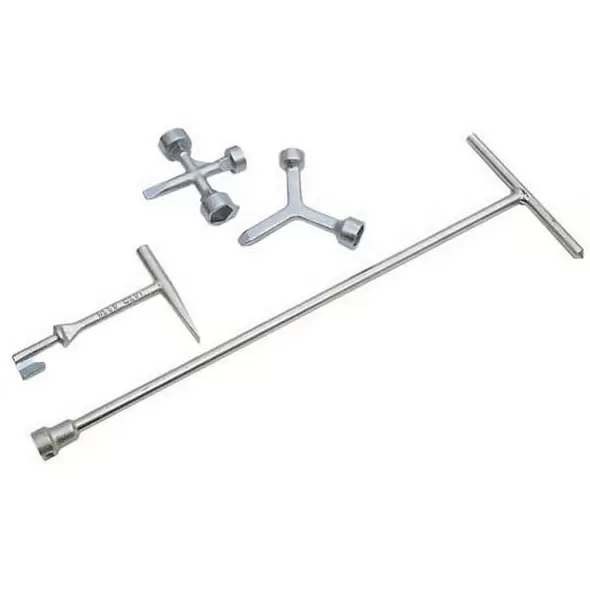 Meter and Curb Box Lid Key, 5.5" Ductile Iron For Yoke Boxes
