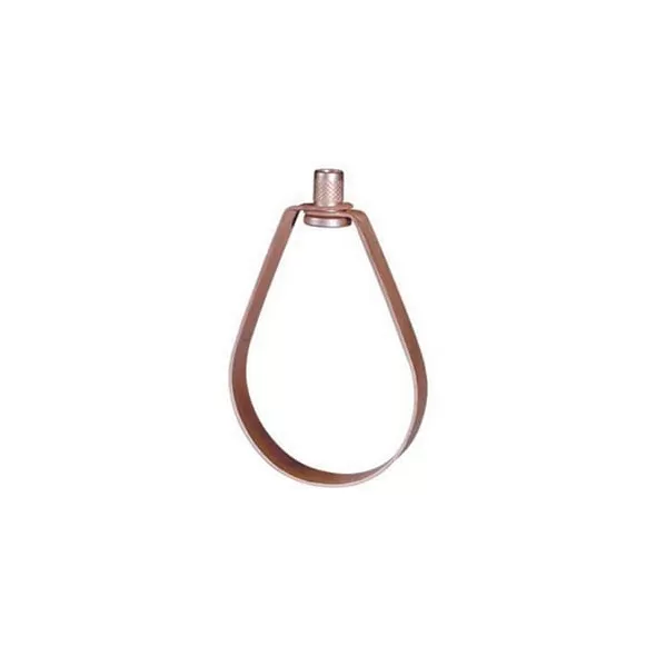 2" 300 lb Load Copper-Plated Carbon Steel CT-69 Series Adjustable Loop Swivel Ring Hanger | ANVCT69020COP