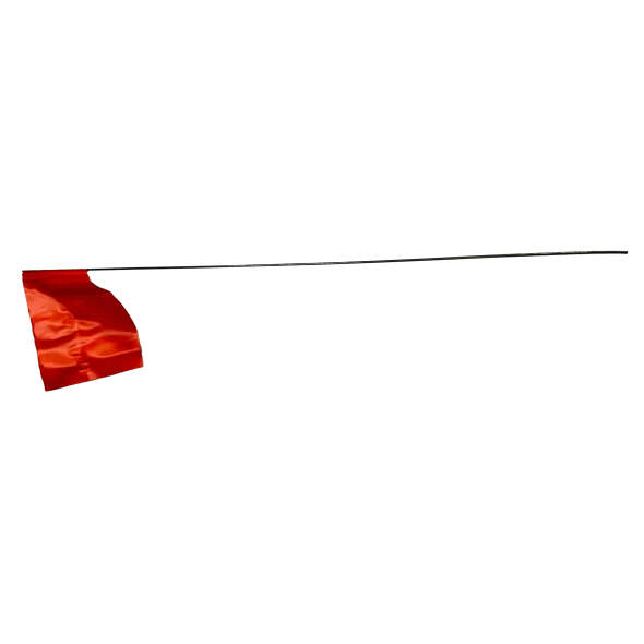 4" x 5" x 21" Vinyl Orange 100/Bundle Wire Staff Marking Flag | FLG4X5ORANGE