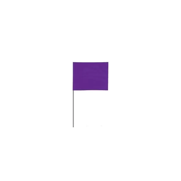 4" x 5" Purple 100/Bundle Marking Flag | FLG4X5PURPLE