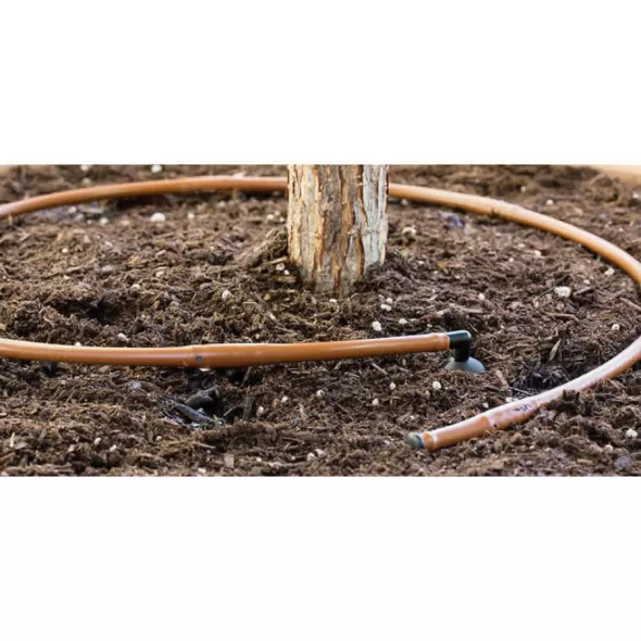 Hunter MLD Polyethylene Dripline 1/4" x 100' 0.5 gph 12" Space Brown | MLD0512100