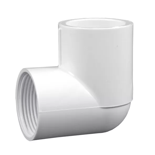 1-1/2" Acme x Socket White PVC 90 Degrees Swing Joint Outlet | LSC507015