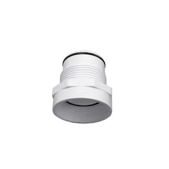 1-1/4" x 1-1/2" FIPT x Acme White PVC Swing Joint Outlet Adapter | LSCG002169