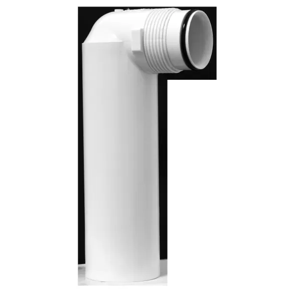 1-1/4" 12" L White PVC Swing Joint Arm | LSCG200212