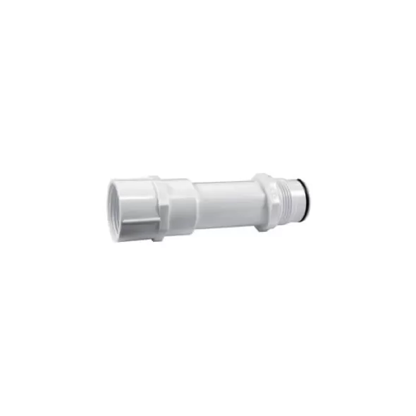 1-1/2" Female Acme x Male Acme 7" L White PVC Pre-Assembled Acme Riser | LSCG587001