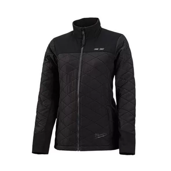 Large Polyester Black Women 5 Pocket Zipper Closure Heated Vest Kit | MKE233B21L