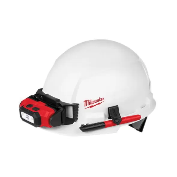 Universal Polyethylene White Front Brim Hard Hat | MKE48731021