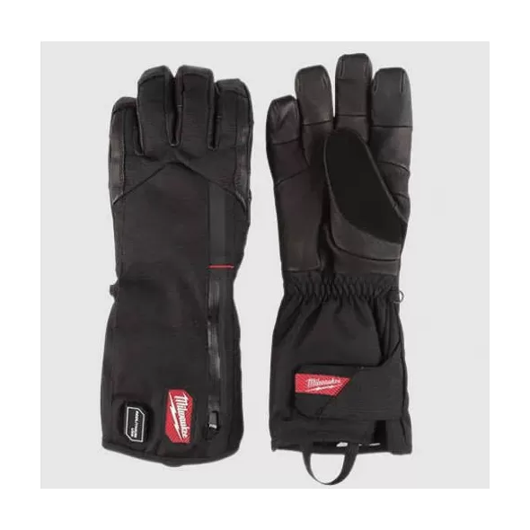 Extra Large Polyester Black Hook and Loop Cuff USB Rechargeable Heated Gloves Kit | MKE56121XL