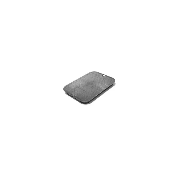 NDS Black Standard Rectangular Valve Box Overlapping Cover | NDB113CB