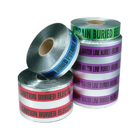 1000' x 3" Water Line Below Blue Polyethylene Detectable Marking Tape | CSTTADT3BW