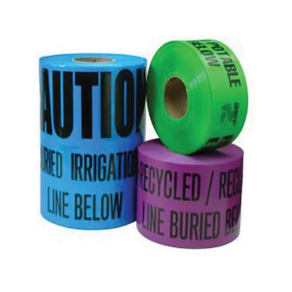 1000' x 3" Water Line Below Blue Polyethylene Non-Detectable Marking Tape | CSTTAND3BW