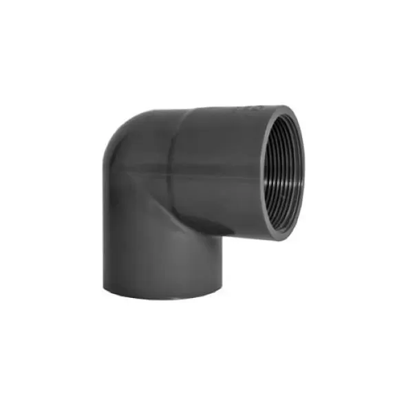 2-1/2" x 1-1/2" Socket x Acme Gray PVC Service Elbow | LSC307291