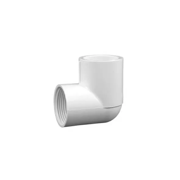 1-1/2" Acme x Socket White PVC 90 Degrees Swing Joint Outlet | LSC507015