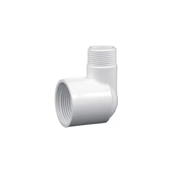 1-1/4" x 1" Acme x Reducing MIPT White PVC Swing Joint Outlet | LSCG202168