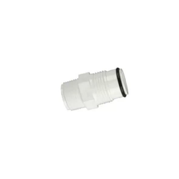 3/4" MIPT x Acme White PVC Swing Joint Inlet | LSCT207020