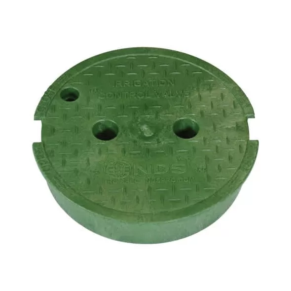 10" Round Green Irrigation Control Valve Pro-Spec Valve Box Cover | NDB211C