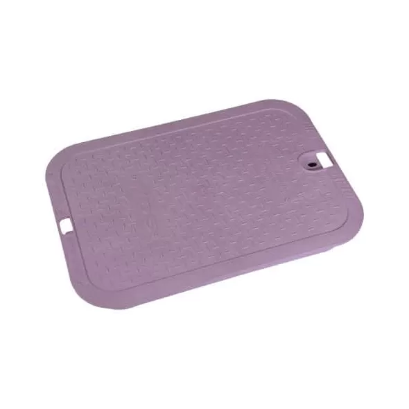 14" x 19" Rectangular Purple Reclaimed Water Pro-Spec Valve Box Cover | NDB313CR