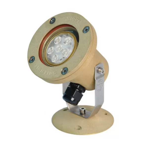 4 W MR-16 LED Natural Brass Odyssey Series Water Light | UNIAT1612L427