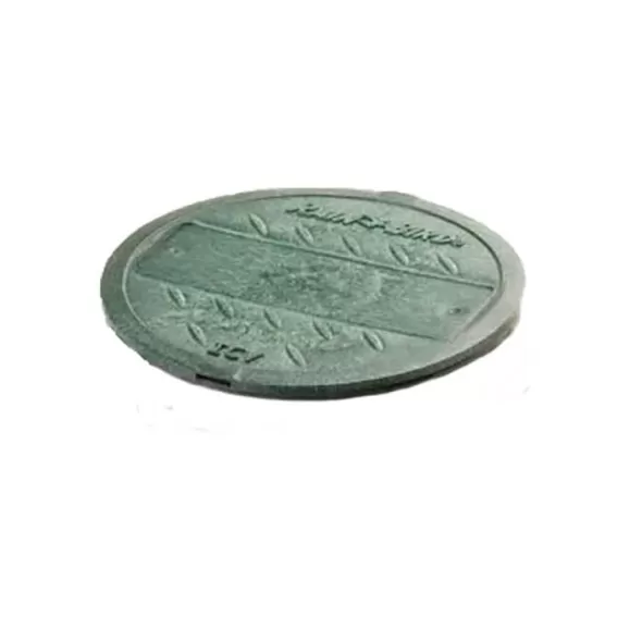 7" Round Green Irrigation Control Valve VB Round Valve Box Lid | RBBVB7RNDGL