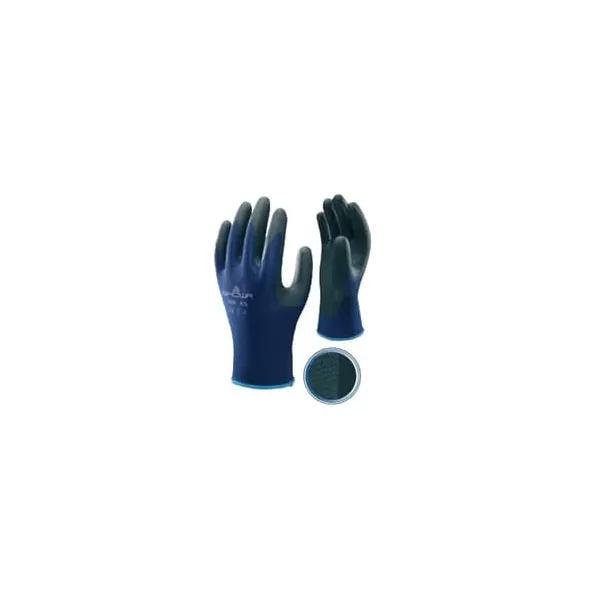 Large Nitrile Blue/Black 380 Series Gloves | RCE385L