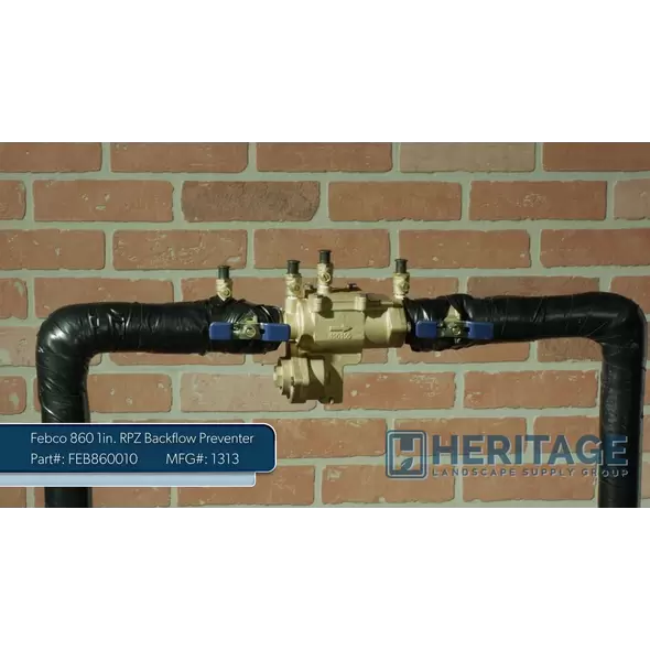 Febco 860 1in. RPZ Backflow Preventer FPT | FEB860010