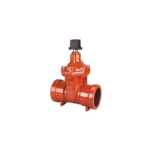 2" Push-On Fusion-Bonded Epoxy Coated Lead-Free Cast Iron 250 psi P-619-RW Series Resilient Wedge Gate Valve | NIBP619RW020