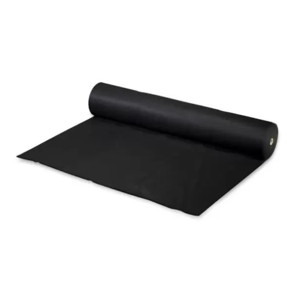 7.5' x 1' Polyethylene Black Non-Woven Geotextile Underlayment | AQS29227