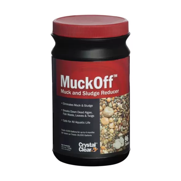 Airmax CrystalClear Muck-Off, Muck and Sludge Reducer, Off-White Powder 48 ct. | CCRCC04048